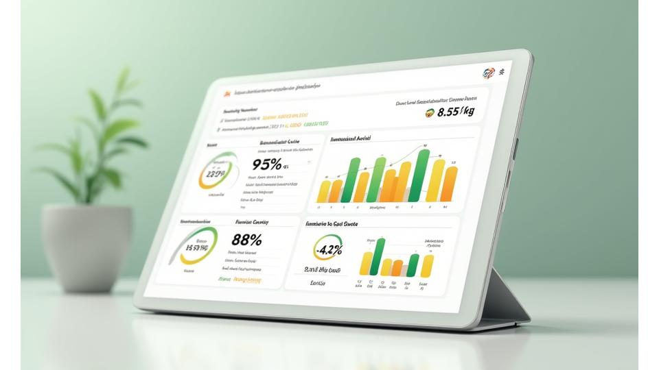Grafice vizuale care arată progresul și statisticile de succes ale membrilor Viața Plină Wellness